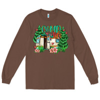 Chestnut camp life Long Sleeve Tee - MaliasSmallBusiness