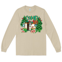 Mushroom camp life Long Sleeve Tee - MaliasSmallBusiness