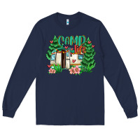 Navy camp life Long Sleeve Tee - MaliasSmallBusiness