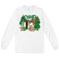 White camp life Long Sleeve Tee - MaliasSmallBusiness