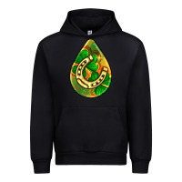 Foreset Green st.patrick's teardrop earrings Urban Hoodie - FaDigitalArtStudio