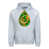 Heather Grey st.patrick's teardrop earrings Urban Hoodie - FaDigitalArtStudio