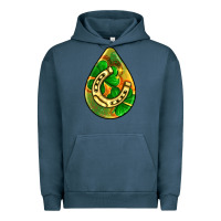 Pigment Midnight Navy st.patrick's teardrop earrings Urban Hoodie - FaDigitalArtStudio