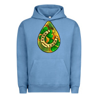 Pigment Pebble Blue st.patrick's teardrop earrings Urban Hoodie - FaDigitalArtStudio