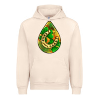 Sandshell st.patrick's teardrop earrings Urban Hoodie - FaDigitalArtStudio