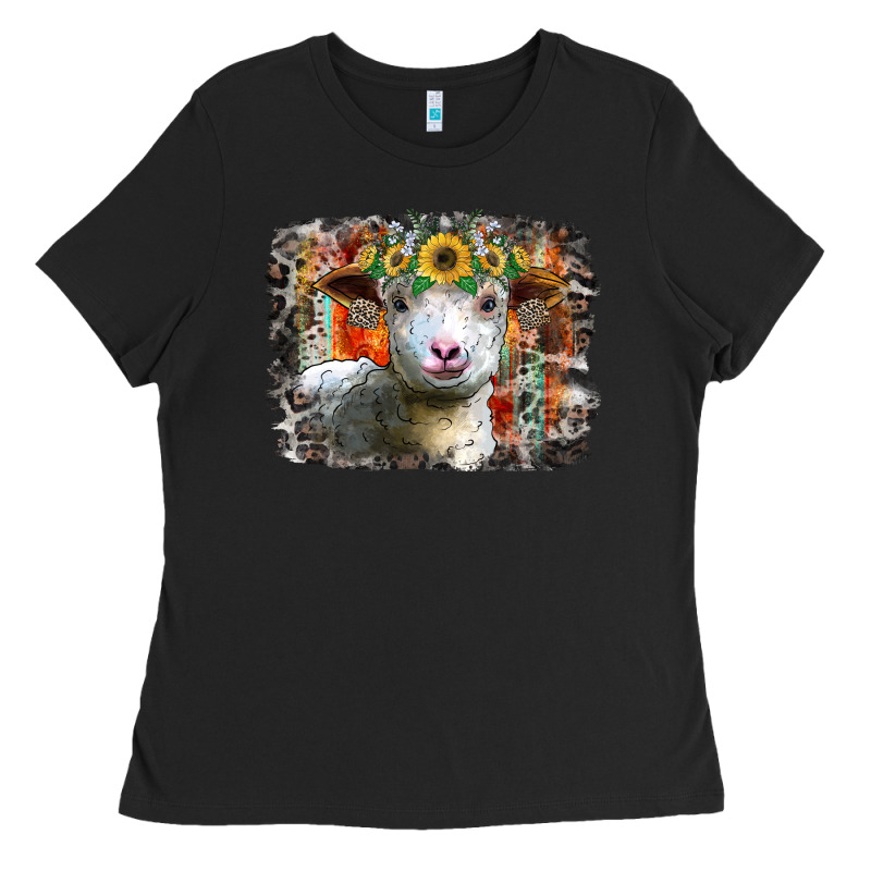 Sunflower Sheep Ladies Tee by RacoonDesign | Teevron