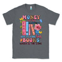 Charcoal Heather money can't buy happiness but it can buy books whi Classic Tee - JahusDesignShop