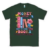 Sports Green money can't buy happiness but it can buy books whi Classic Tee - JahusDesignShop