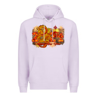 Lilac year of the dragon chinese new year 2024 Premium Hoodie - CowGirlArtShop
