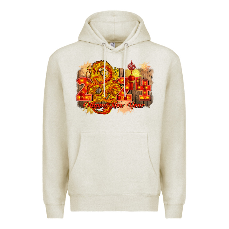 Year Of The Dragon Chinese New Year 2024 Premium Hoodie by CowGirlArtShop | Teevron