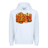 White year of the dragon chinese new year 2024 Premium Hoodie - CowGirlArtShop