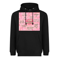 Black i am enough with glitter Heavyweight Hoodie - TumblerDesignByShophia