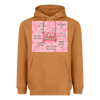 Meerkat i am enough with glitter Heavyweight Hoodie - TumblerDesignByShophia