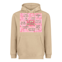 Mushroom i am enough with glitter Heavyweight Hoodie - TumblerDesignByShophia