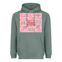 Sage i am enough with glitter Heavyweight Hoodie - TumblerDesignByShophia