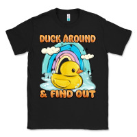 Black duck around and find out Classic Tee - MaliasSmallBusiness