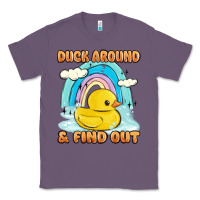 Lavender duck around and find out Classic Tee - MaliasSmallBusiness