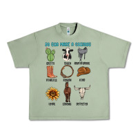 Oil Green so god made a cowboy Urban Heavy Tee - MaliasSmallBusiness