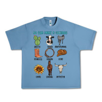 Pebble Blue so god made a cowboy Urban Heavy Tee - MaliasSmallBusiness
