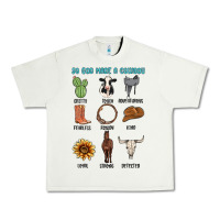 Pistachio so god made a cowboy Urban Heavy Tee - MaliasSmallBusiness