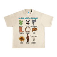 Sandshell so god made a cowboy Urban Heavy Tee - MaliasSmallBusiness