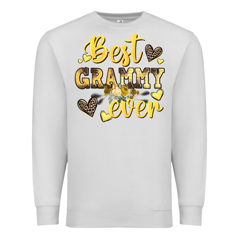 Best Grammy Ever Mother's Day Premium Sweatshirt by CowGirlArtShop | Teevron