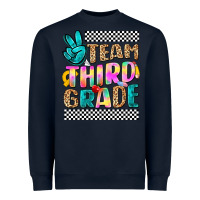 Navy team third grade Heavyweight Sweatshirt - NancyCooperArtShop