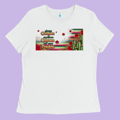 Always Chingona 16oz Libbey Cup Ladies Tee Designed By Hra Design Shop