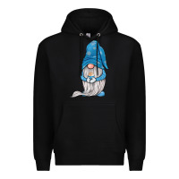 Black winter gnome Premium Hoodie - JahusDesignShop