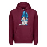 Burgundy winter gnome Premium Hoodie - JahusDesignShop