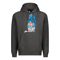 Charcoal Heather winter gnome Premium Hoodie - JahusDesignShop