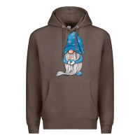 Coffee winter gnome Premium Hoodie - JahusDesignShop