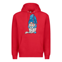 Red winter gnome Premium Hoodie - JahusDesignShop