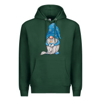 Sports Green winter gnome Premium Hoodie - JahusDesignShop