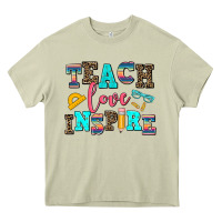 Mossy teach love inspire Heavy Core Tee - AdoDesignShop
