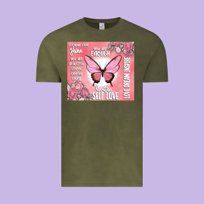 Self Love Vintage Tee Designed By Maliassmallbusiness