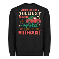 Black home of the jollıest bunch of assholes thıs sıd Heavyweight Sweatshirt - MaliasSmallBusiness
