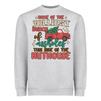 Heather Grey home of the jollıest bunch of assholes thıs sıd Heavyweight Sweatshirt - MaliasSmallBusiness