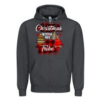 Smoke Christmas With My Tribe Zipper Hoodie - Bettercallsaul