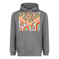 Storm hippie rainbow and daisy Heavyweight Hoodie - TumblerDesignByShophia