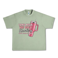 Oil Green long neck ice cold stanley never broke my heart Urban Heavy Tee - MaliasSmallBusiness