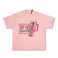 Salmon long neck ice cold stanley never broke my heart Urban Heavy Tee - MaliasSmallBusiness