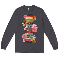 Smoke floral books Long Sleeve Tee - MaliasSmallBusiness