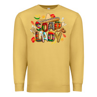 Antique Gold cinco de mayo soap lady Premium Sweatshirt - CowGirlArtShop
