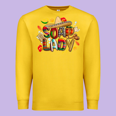 Cinco De Mayo Soap Lady Premium Sweatshirt Designed By Cowgirlartshop