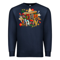 Navy cinco de mayo soap lady Premium Sweatshirt - CowGirlArtShop