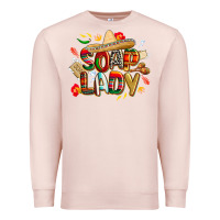 Pale Pink cinco de mayo soap lady Premium Sweatshirt - CowGirlArtShop