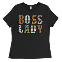 Black western boss lady Ladies Tee - HRA Design Shop
