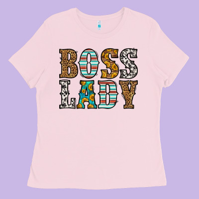 Western Boss Lady Ladies Tee Designed By Hra Design Shop