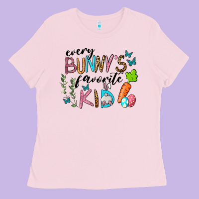 Every Bunnys Favorite Kid Ladies Tee Designed By Ranaportraitstore